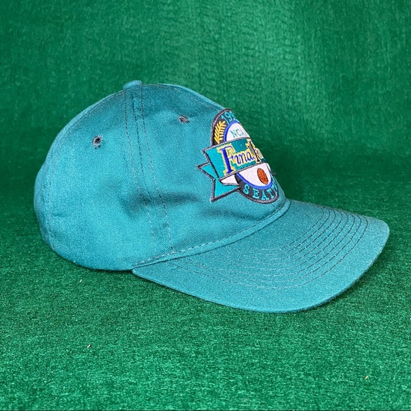 Vintage NCAA 1995 Final Four Seattle March Madness Green Snapback Hat One Size - Picture 3 of 11